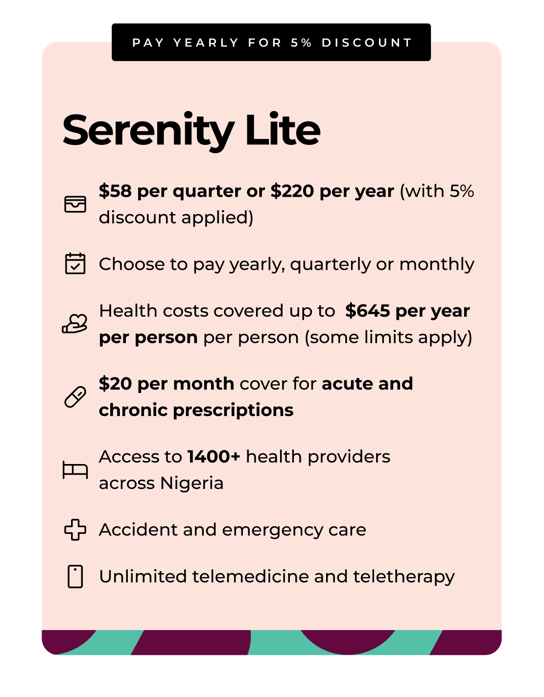 Serenity card