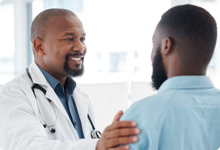 Un médecin et son patient